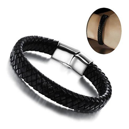 Modern Genuine Leather Bracelet for Men