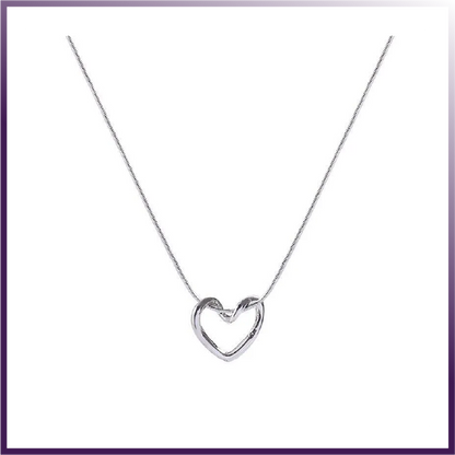 Dainty Titanium Heart Necklace