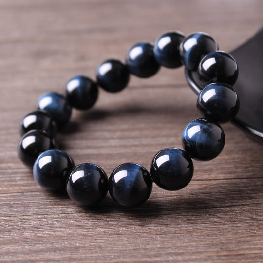 Royal Blue Tigerseye Beads Bracelets