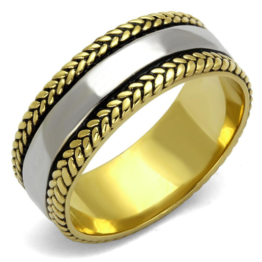 Gold & Silver Halo Ring