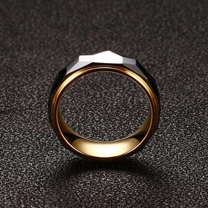 Men's Faceted Prism Ring