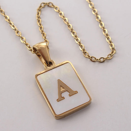Cute Gold Initial Necklace