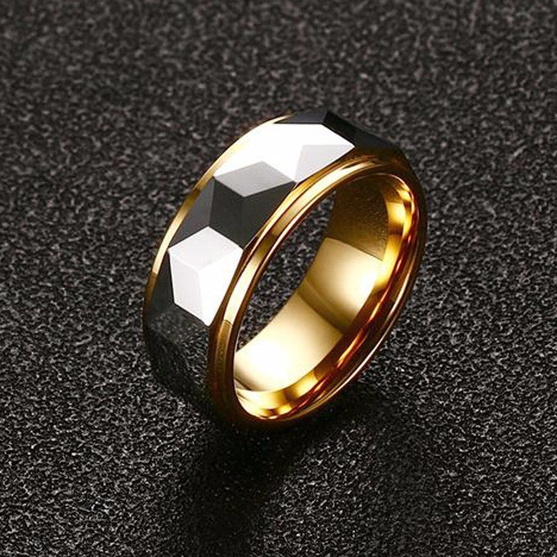 Men's Faceted Prism Ring